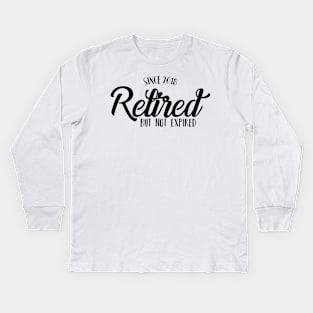 Retired Since 2018 Light Kids Long Sleeve T-Shirt